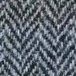 Black and Grey Herringbone