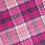 Womens Grey and Fuchsia Check - Plaid Tweed